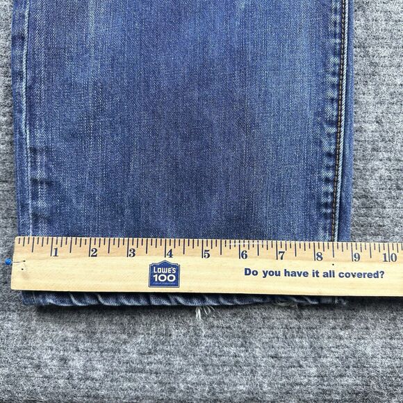 Rocawear Jeans Men 36 Classic Fit Baggy Embroidered Y2K Streetwear Heel Drag - Picture 15 of 15